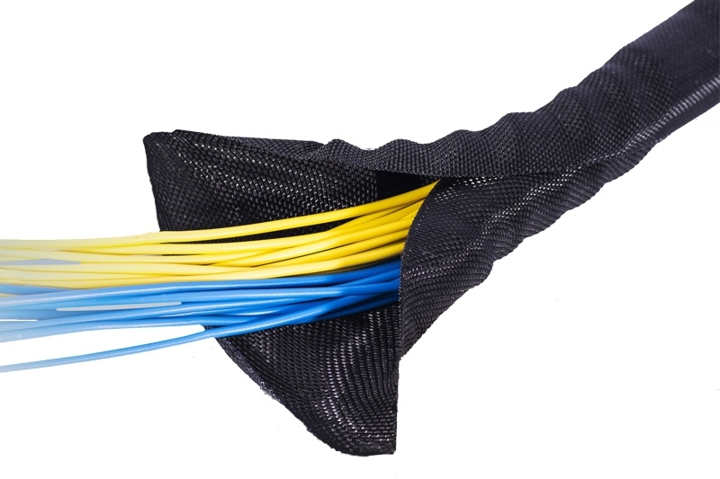 自卷式编织套管